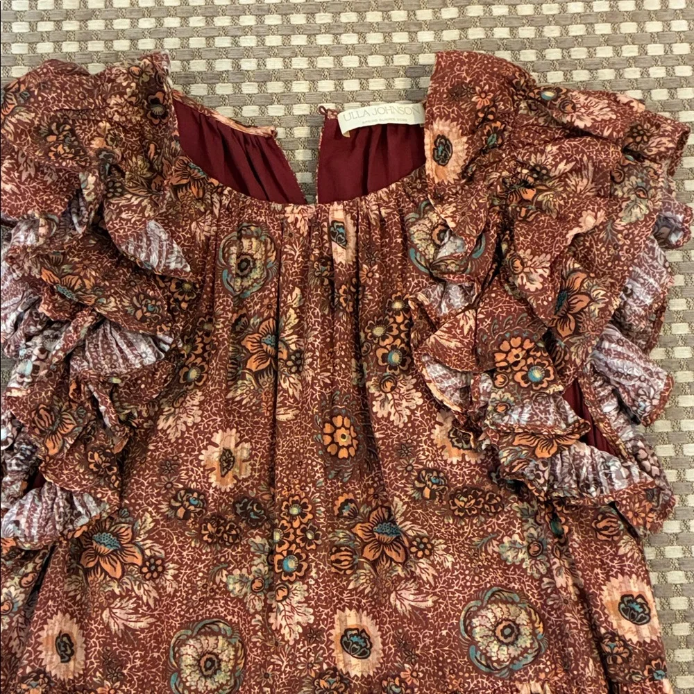 Ulla Johnson Floral Adele Dress- worn once! - Picture 3 of 7